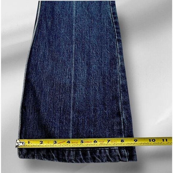 Vintage 90s Volcom Wide Leg Flare High Rise Flare Denim Jeans Women’s Size 1 - Picture 13 of 16